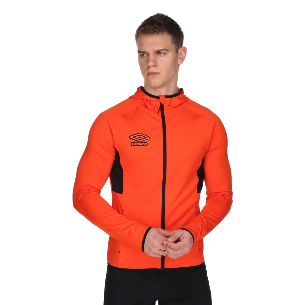 Mikina Umbro Pro Full-Zip Hooded Jacket Oranžová | UMA251M610-45, 0