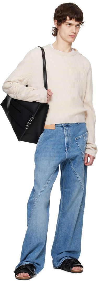 Tote bag JW Anderson JW Anderson Large Loafer Shoulder Bag Čierna | HB0717-LA0360, 3