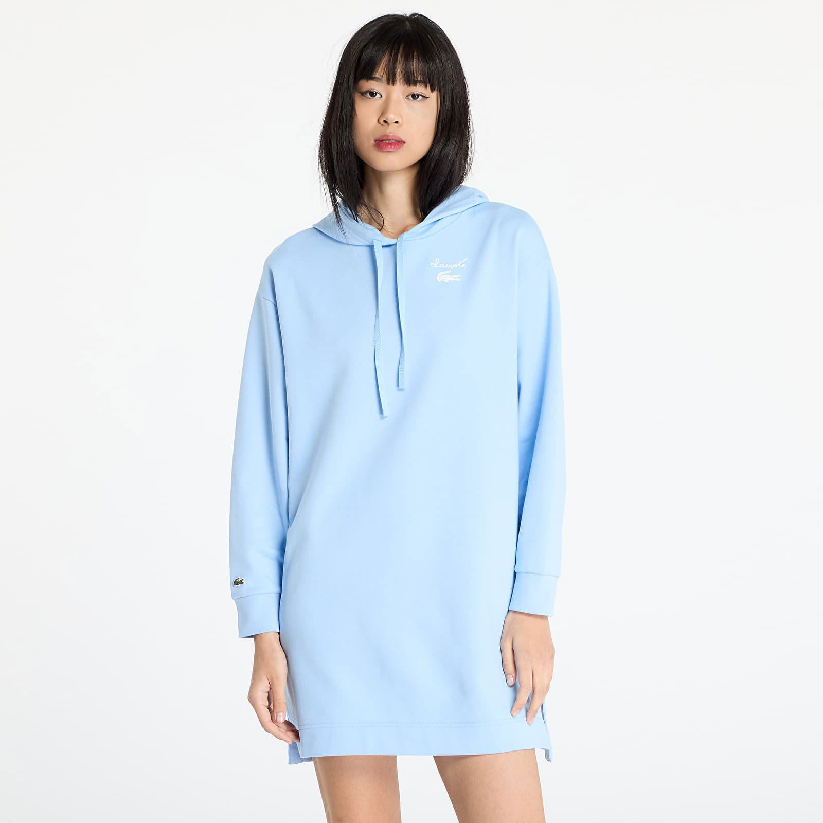 Oversized Fleece Sweatshirt Dress