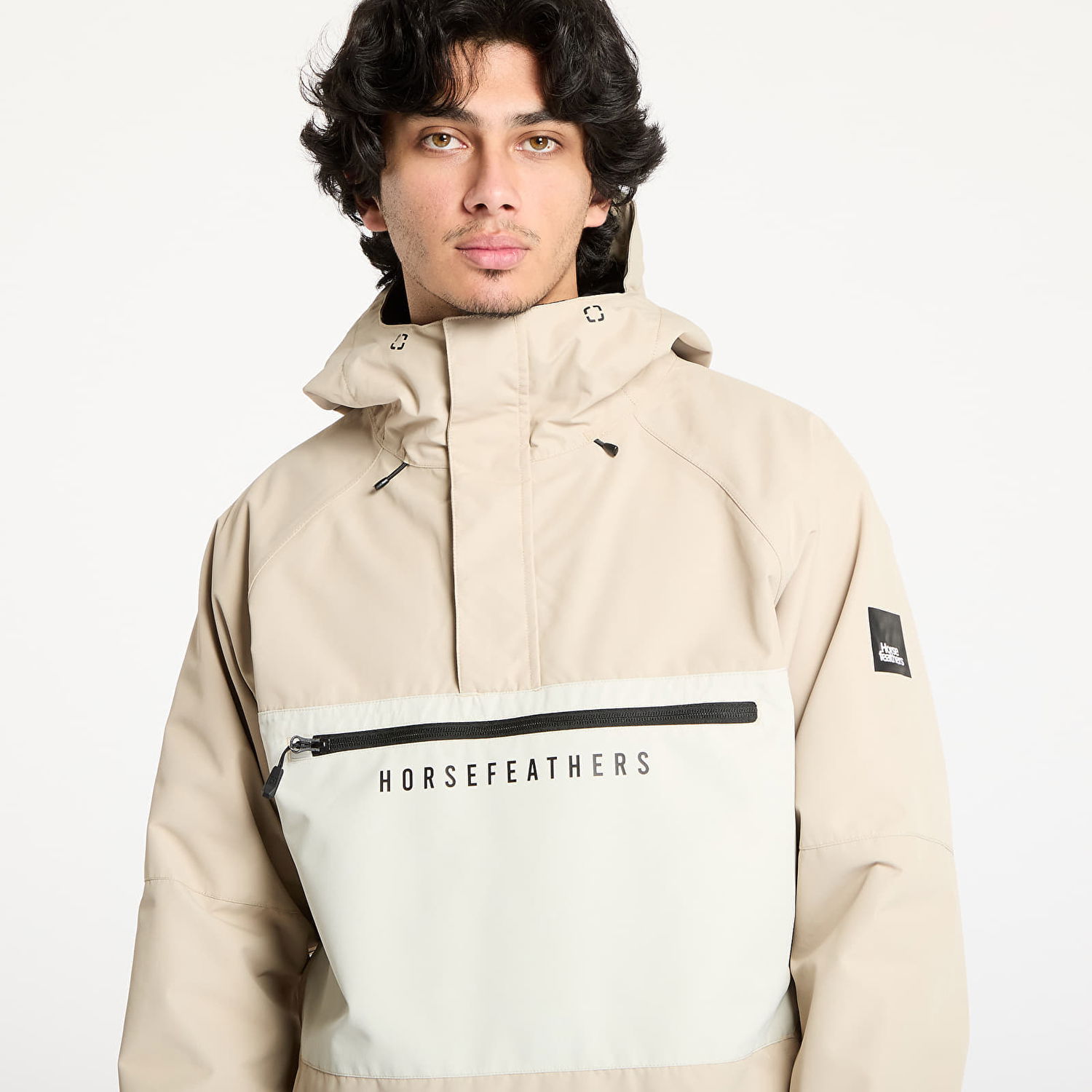 Vetrovka Horsefeathers Horsefeathers Donnie Anorak Jacket Béžová | OM319B, 0
