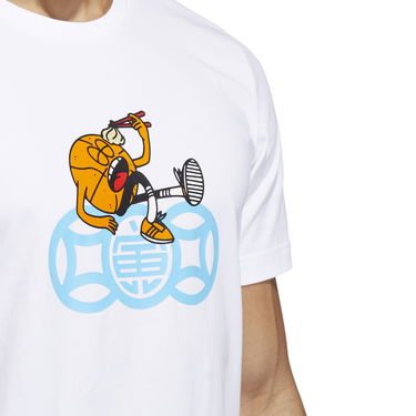Tričko adidas Performance Graphic Print Sports T-Shirt Biela | HC6894, 2