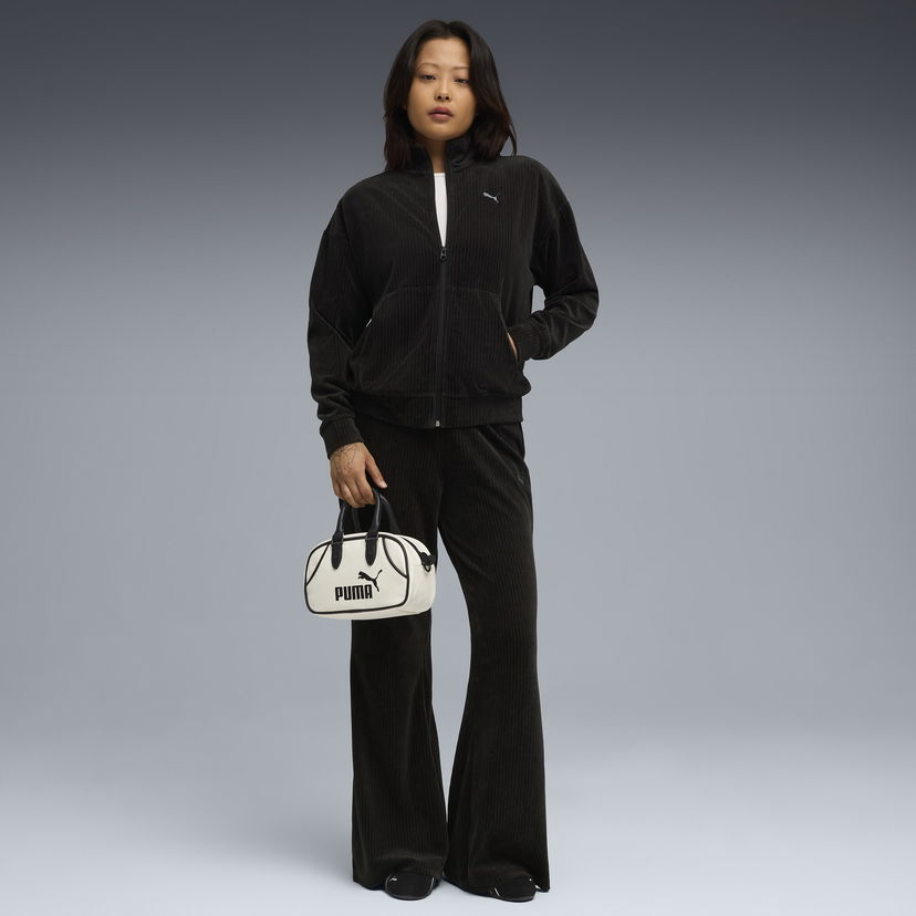 Súprava Puma Women's Corduroy Tracksuit Čierna | 688164_01