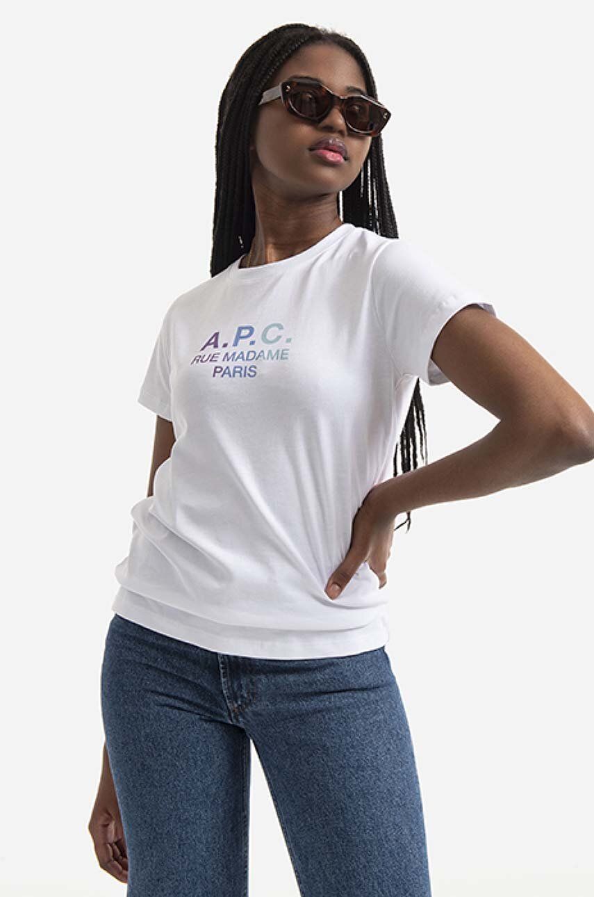 Tričko A.P.C. T-Shirt Print Short sleeve Biela | COEAV.F26091, 0