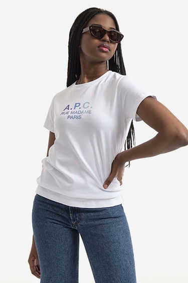 Tričko A.P.C. T-Shirt Print Short sleeve Biela | COEAV.F26091, 0