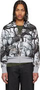 Tree Edge Camo Shark Full Zip Hoodie