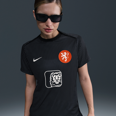 Tričko Nike Dri-FIT Netherlands Academy Pro Pre-Match Short Sleeve T-Shirt Čierna | FZ9736-011, 0