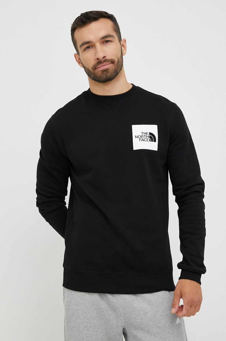 Mikina The North Face Fine Crewneck Čierna | NF0A7X1LJK31, 1