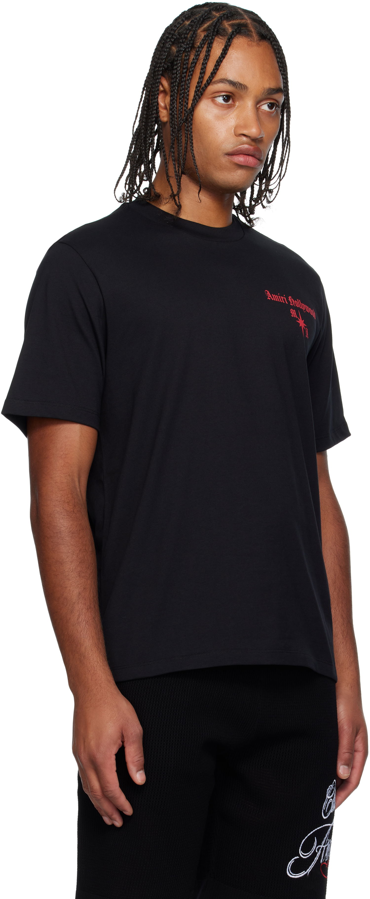 Tričko AMIRI Amiri Hollywood Gothic T-Shirt Čierna | AMJYTE1252, 1