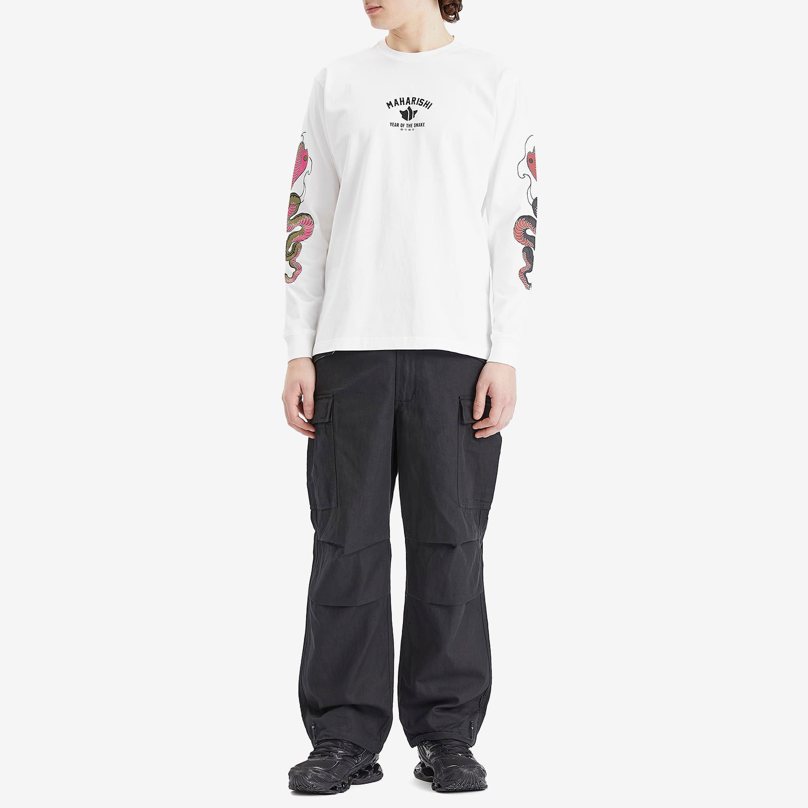 Maharishi Year Of The Snake Duality Long Sleeve T-Shirt, Size M