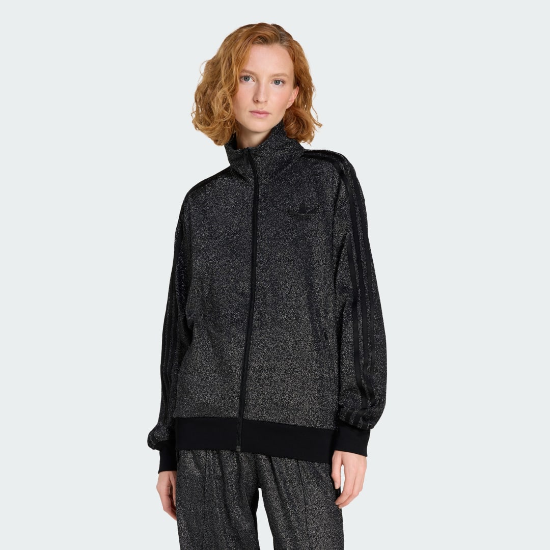 Bunda adidas Performance adidas Originals Lurex Firebird Track Top Čierna | KS7789, 0