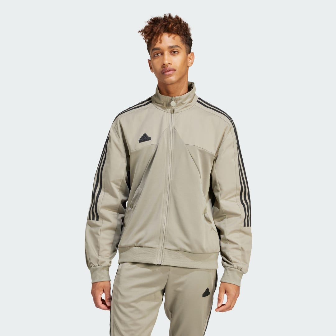 Bunda adidas Performance adidas Sportswear Sportovní Tiro Material Mix Béžová | IS1506, 0