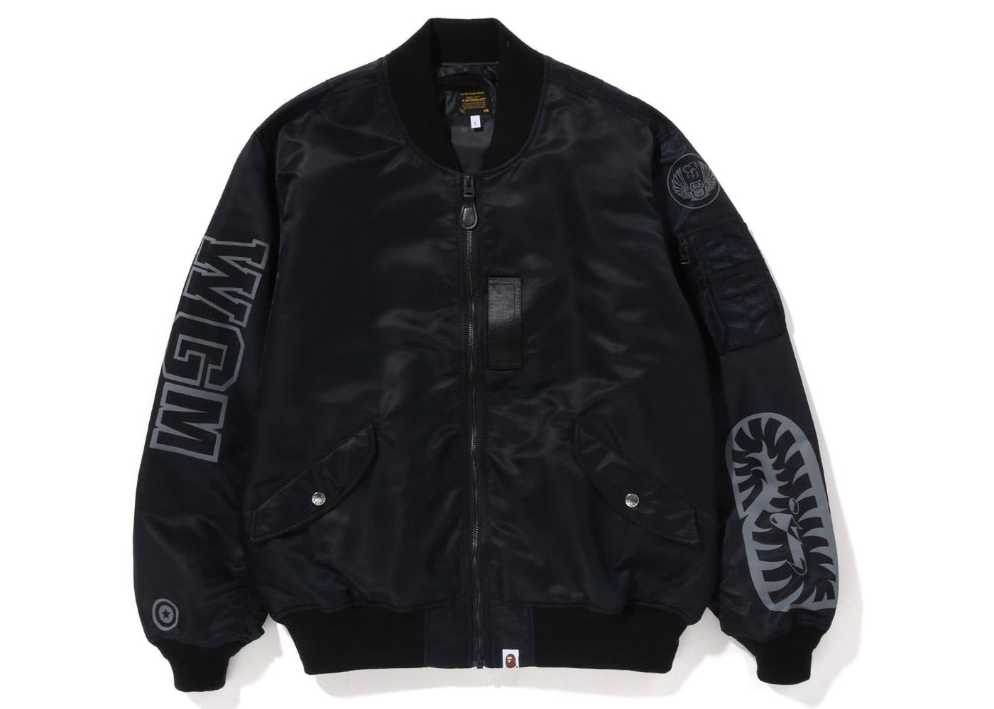 Bunda BAPE Shark Loose Fit MA-1 Jacket Čierna | 1J20-141-001, 0