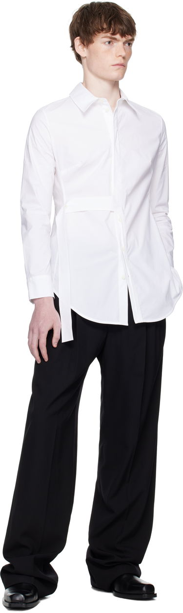 Košeľa Jean Paul Gaultier Jean Paul Gaultier Strap Shirt Biela | 25/03-W-ST028-C071-01, 3