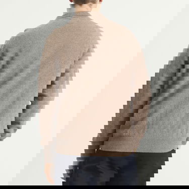 Polo tričko NORSE PROJECTS Standard Merino Lambswool Polo Béžová | N45-0621-2053, 3