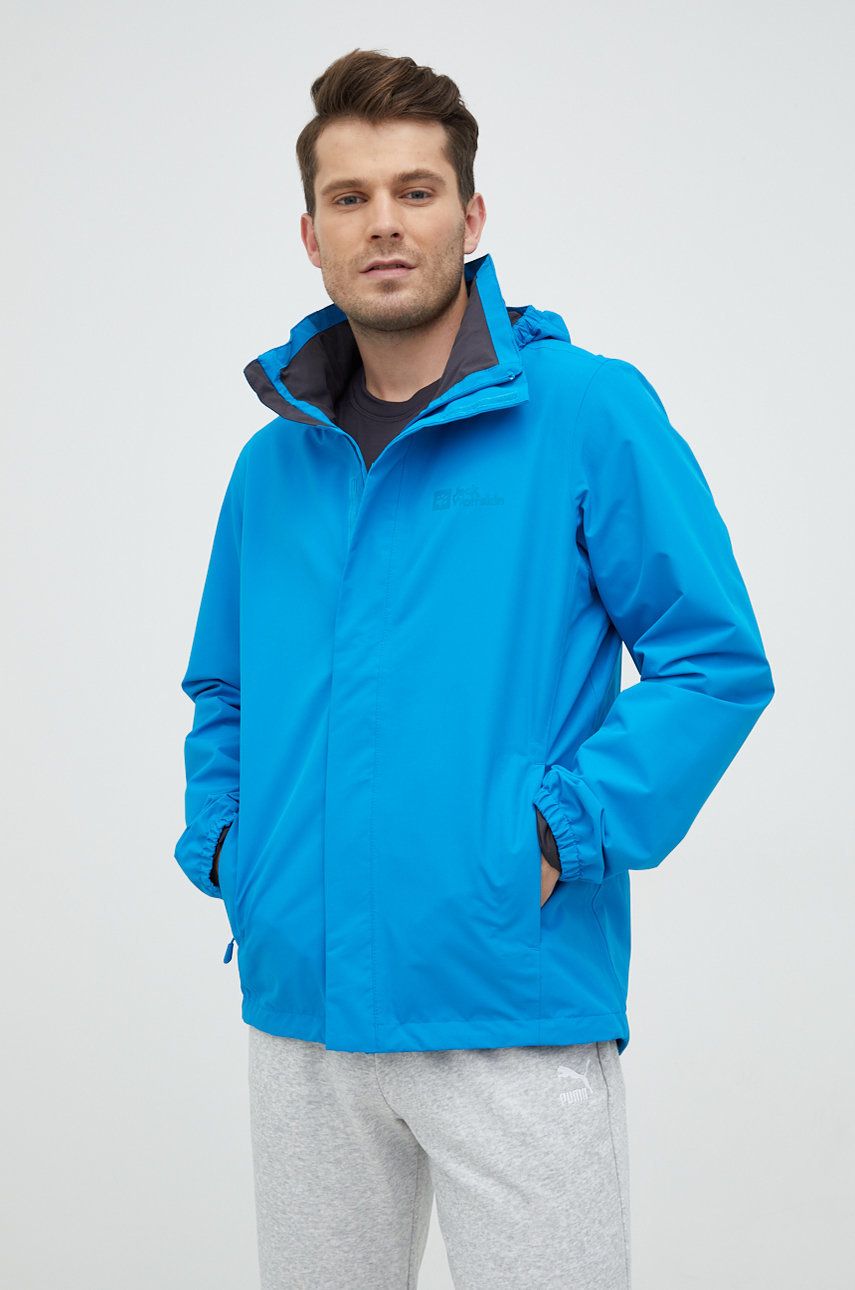 Vetrovka Jack Wolfskin Stormy Point Jacket Modrá | 1111142, 0