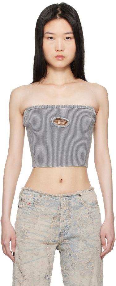 Crop Top Diesel M-Clarksville-R Tube Top Šedá | A16270 0DBDI, 0
