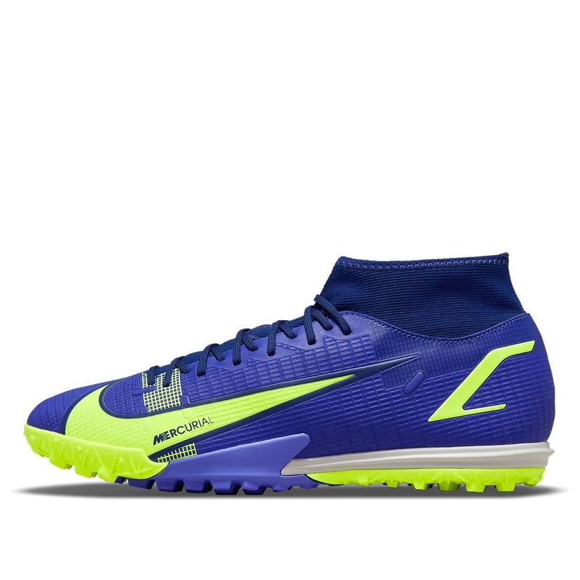 Tenisky a topánky Nike Mercurial Superfly 8 Academy TF Turf High-Top Modrá | CV0953-474