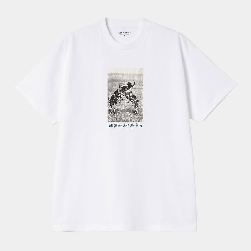 Tričko Carhartt WIP Short Sleeve No Play Graphic T-Shirt Biela | I035452_7