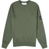 Mikina CALVIN KLEIN Badge Crew Sweat Thyme Šedá | J30J323426LLP, 1
