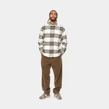 Nohavice Carhartt WIP Calder Pant "Tamarind" Hnedá | I032299_1CN_02, 2