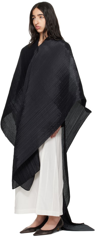 Šál Pleats Please Issey Miyake Pleats Please Issey Miyake Madame-T Draped Stole Čierna | PP56AD101, 3