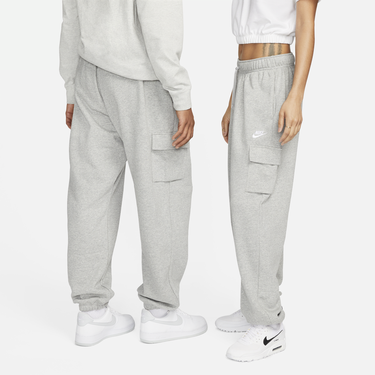 Tepláky Nike Sportswear Club Fleece Mid Rise Oversized Cargo Tracksuit Bottoms Šedá | DQ5196-063, 1