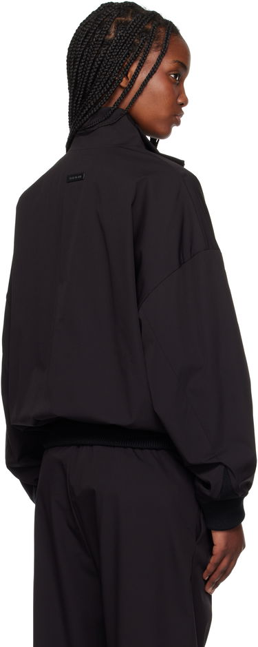 Bomber bunda Fear of God Fear of God Nylon Track Jacket Čierna | FGE230-327PON, 2