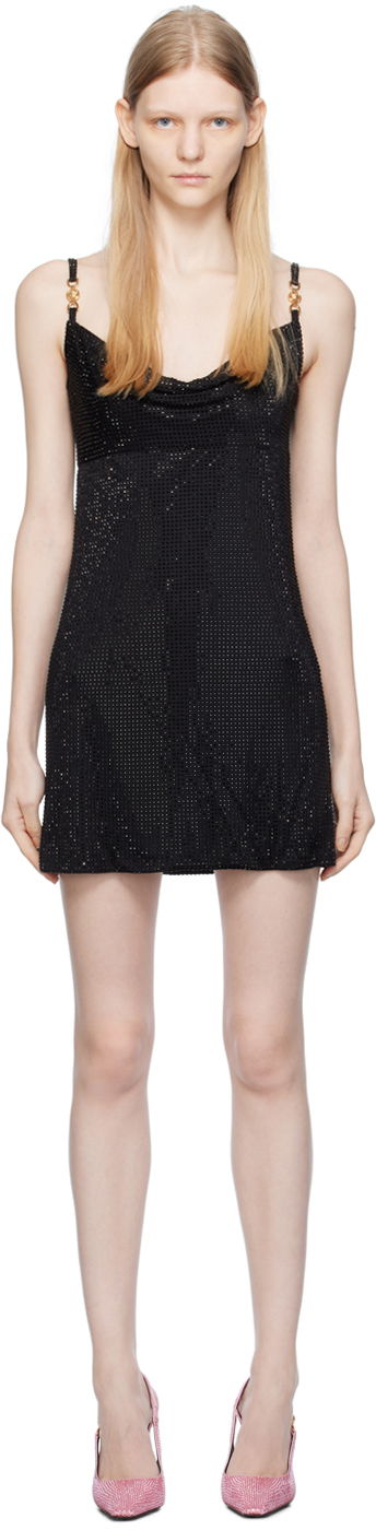 Šaty Versace Crystal Medusa '95 Minidress Čierna | 1011546_1A08449, 0
