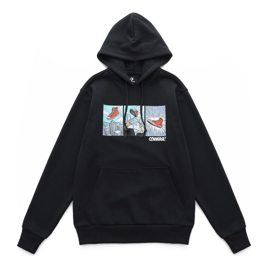 Mikina Converse Graphic Print Hoodie Čierna | 10023948-A02, 0