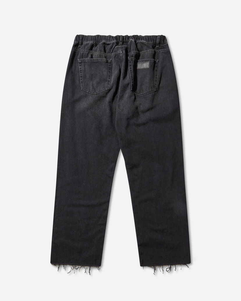 Džínsy Maison Margiela Straight-Leg Jeans Čierna | SH0LA0027 966