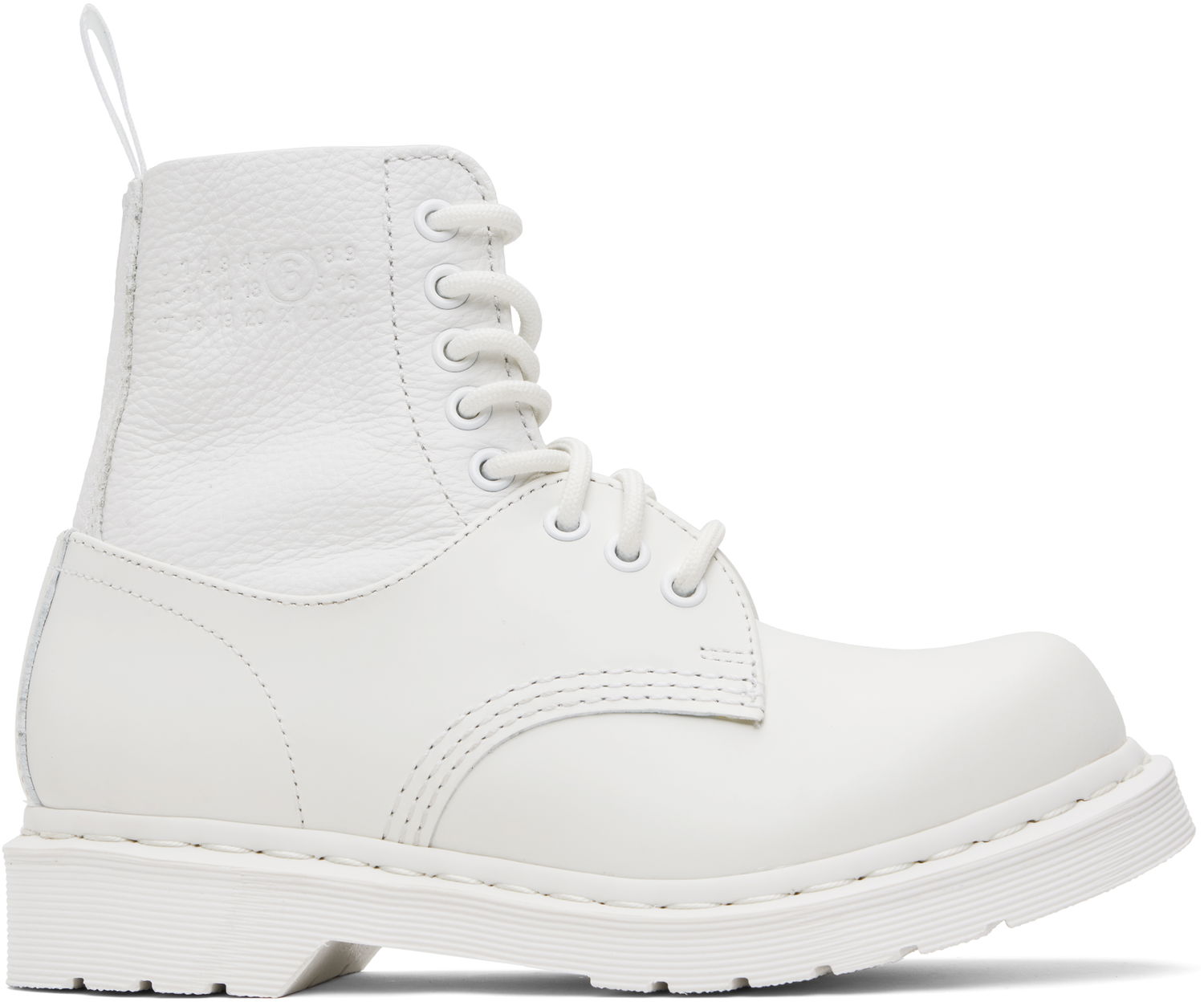 Tenisky a topánky Maison Margiela MM6 Maison Margiela x Dr. Martens Edition 1460 Twist Boots Biela | S66WU0128 P7006, 0