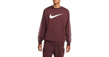 Mikina Nike Sweatshirt Sportswear Repeat Vínová | dx2029-652, 1