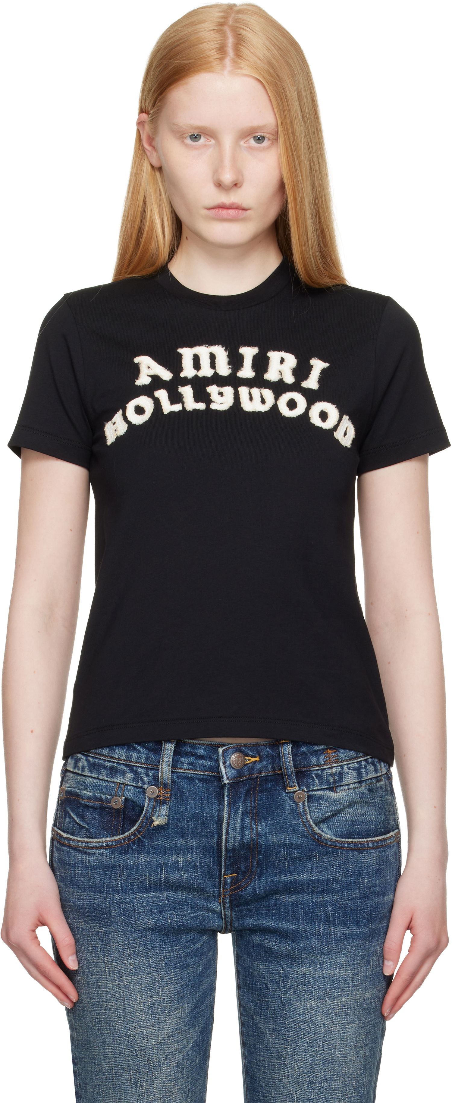 Tričko AMIRI Amiri Hollywood T-Shirt Čierna | AWJYTE1062, 0
