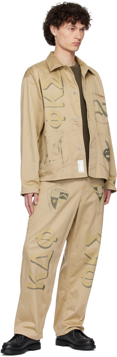 Nohavice Neighborhood Neighborhood Memorial Utility Trousers Béžová | 251AQNH-PTM03, 3