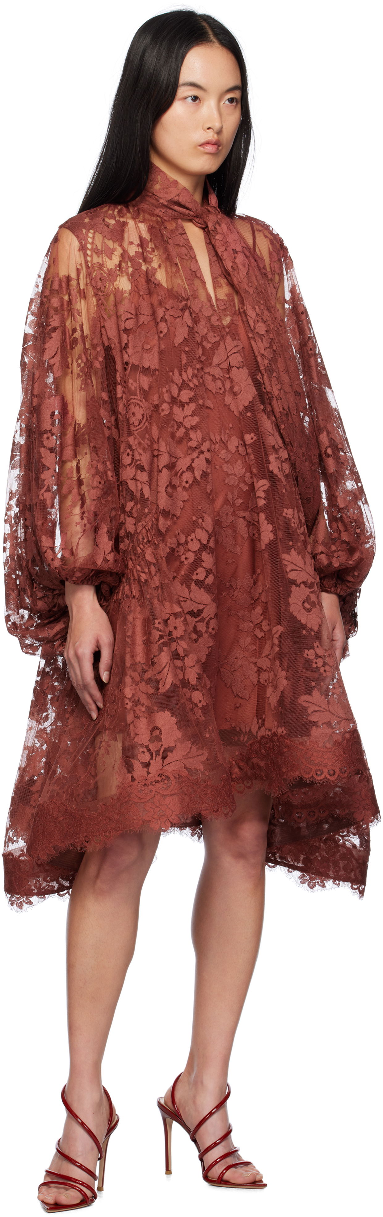 Zimmermann Illustration Lace Midi Dress
