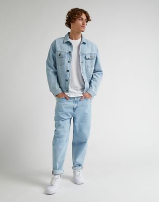 Bunda Lee Relaxed Rider Jacket "Light Blue Monday" Modrá | 112333652:XXLT, 0
