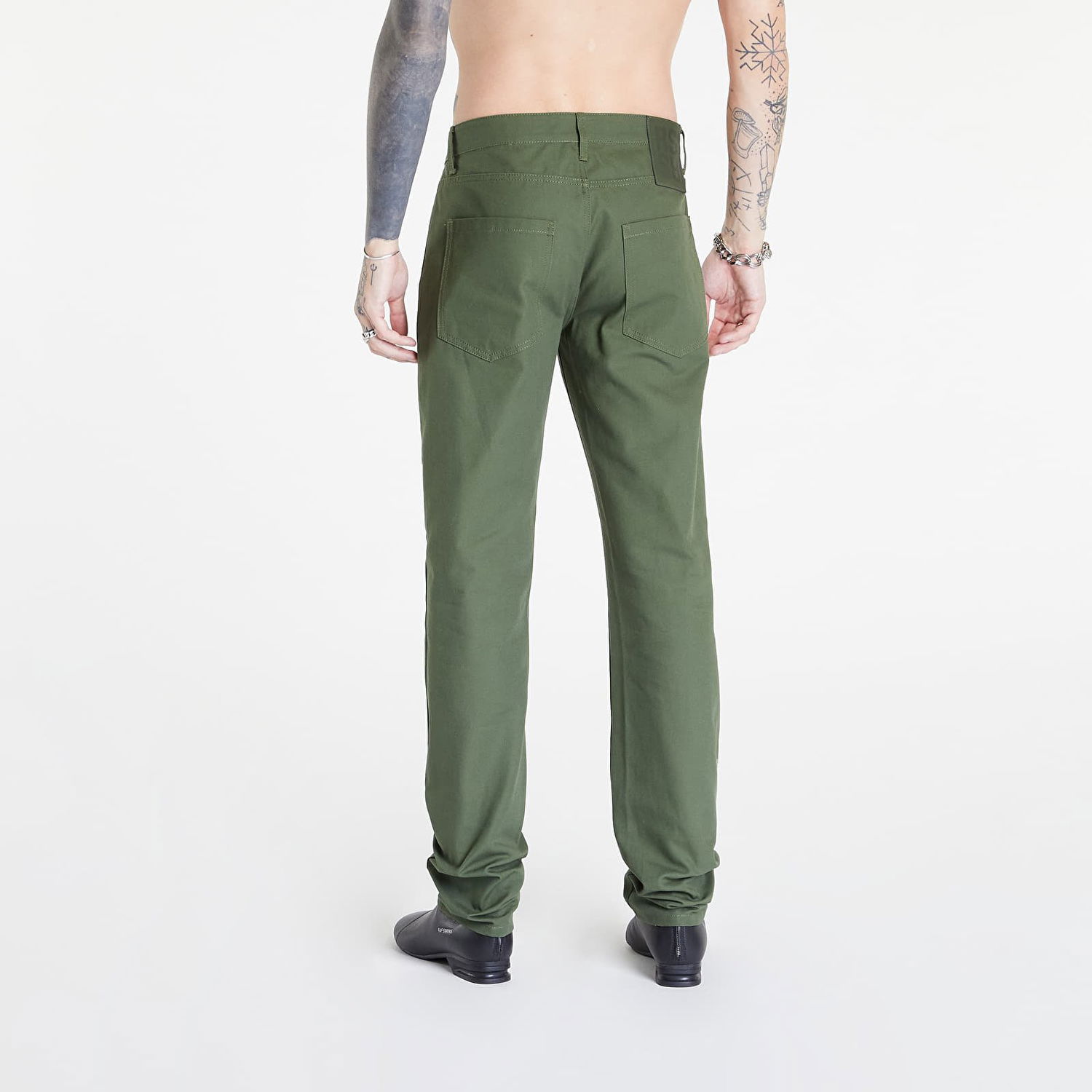 Nohavice RAF SIMONS Slim Fit Denim Pants Zelené | 222-M310-10080-0023, 0