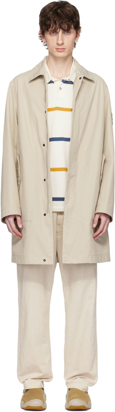 Pláštenka Stone Island Stone Island Weatherproof Cotton Canvas Coat Béžová | K1S15 7100004 S00F1, 0