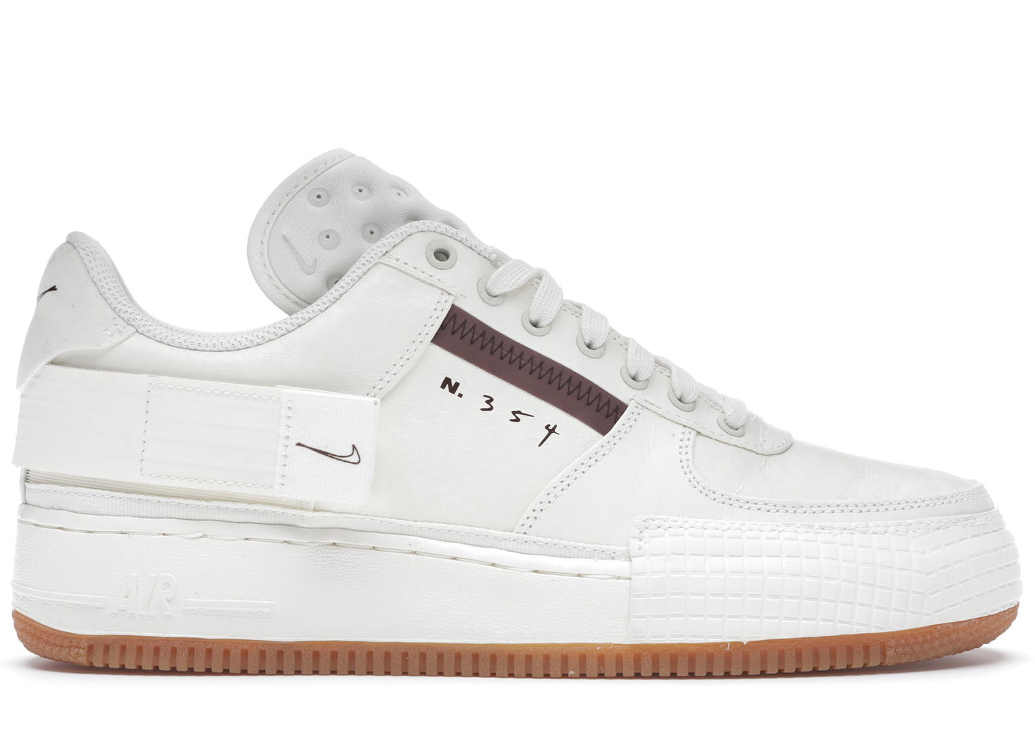 Tenisky a topánky Nike Air Force 1 Type Sail Gum Biela | CJ1281-100, 0