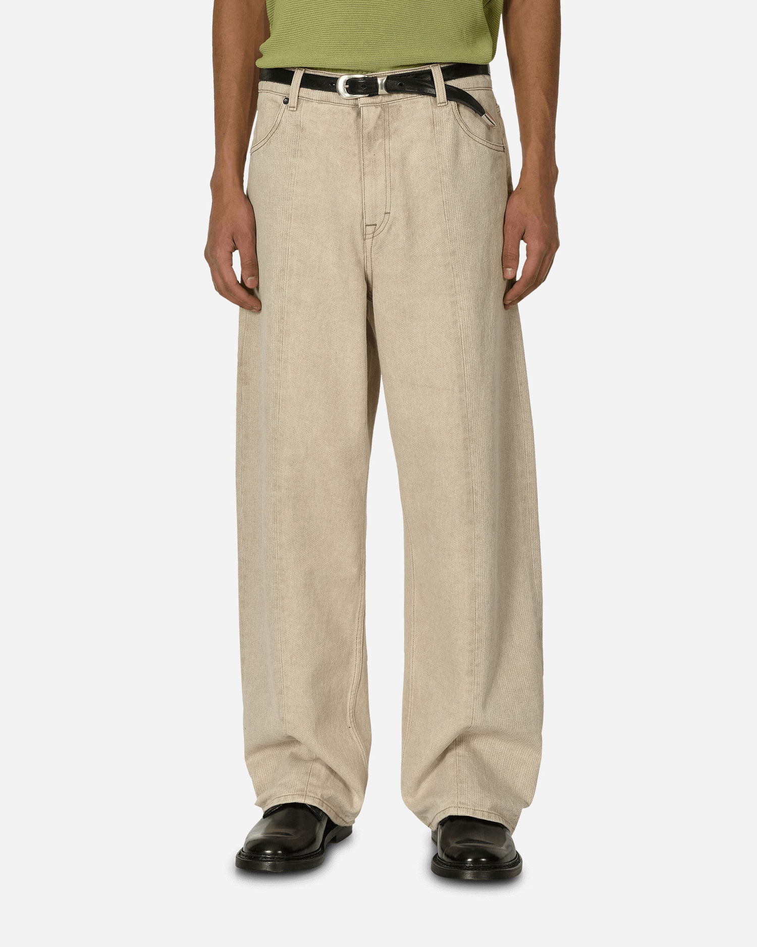 Džínsy OUR LEGACY Fatigue Cut Jeans Ghost Attic Wash Béžová | M2245FG 001, 1
