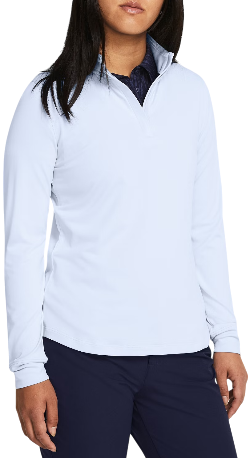 Mikina Under Armour Playoff Quarter Zip Pullover Modrá | 1383614-464, 0