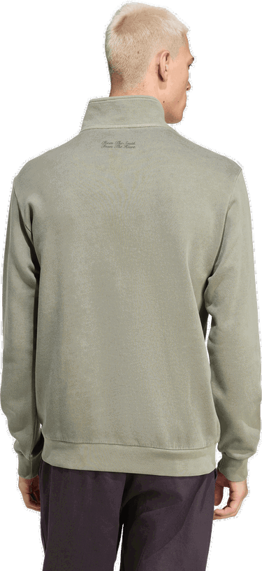 Mikina adidas Originals FC Bayern Icon Half-Zip Sweatshirt Zelené | JN0113, 3