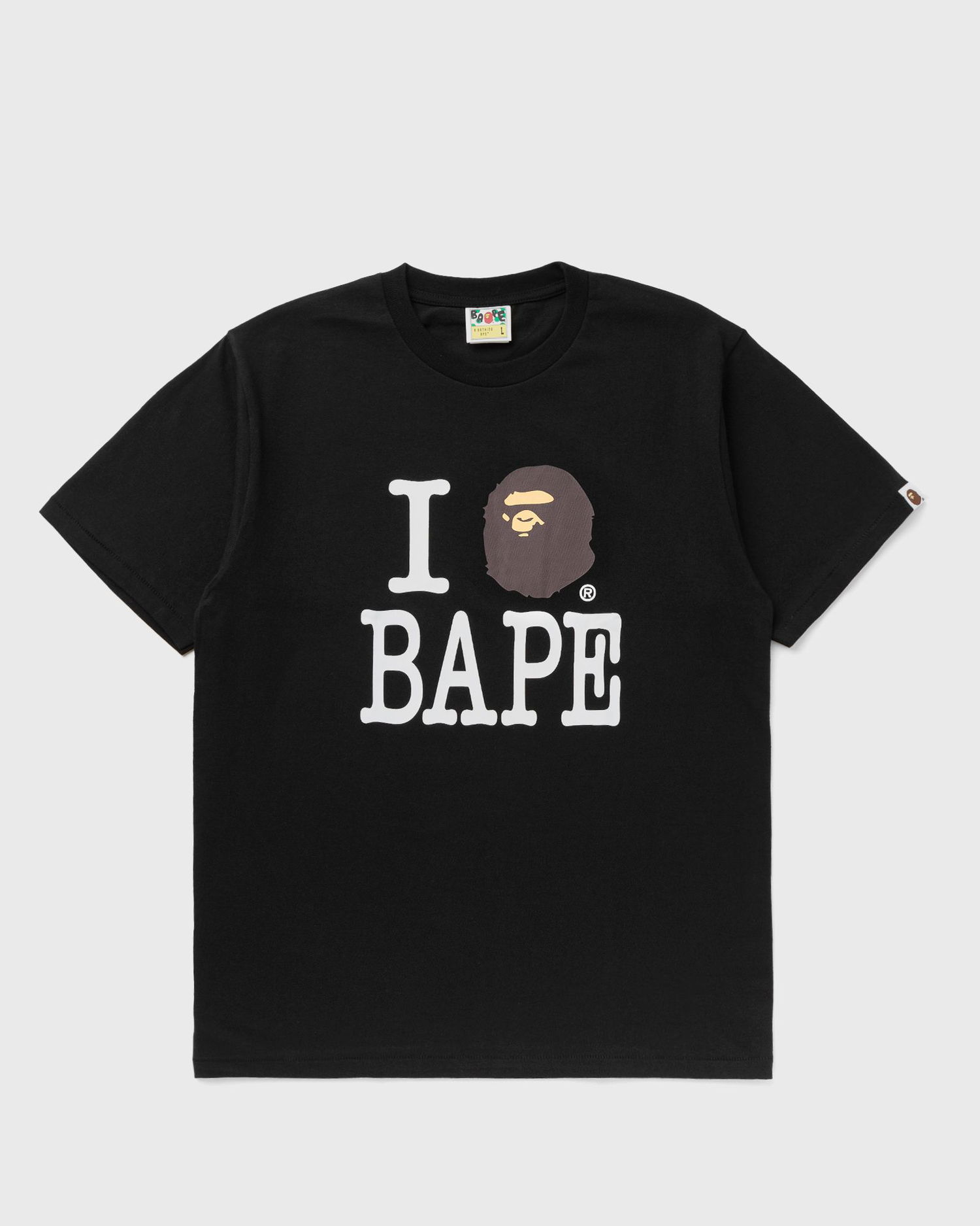 Tričko BAPE I LOVE BAPE TEE XXL Čierna | 001TEK801043MBLK, 0
