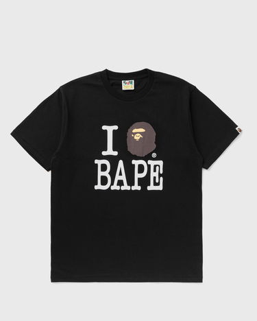 Tričko BAPE I LOVE BAPE TEE XXL Čierna | 001TEK801043MBLK, 0