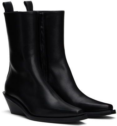 Šaty Ann Demeulemeester Ann Demeulemeester Vesper Leather Boots Čierna | 2402-W-A04-LT141-099, 3