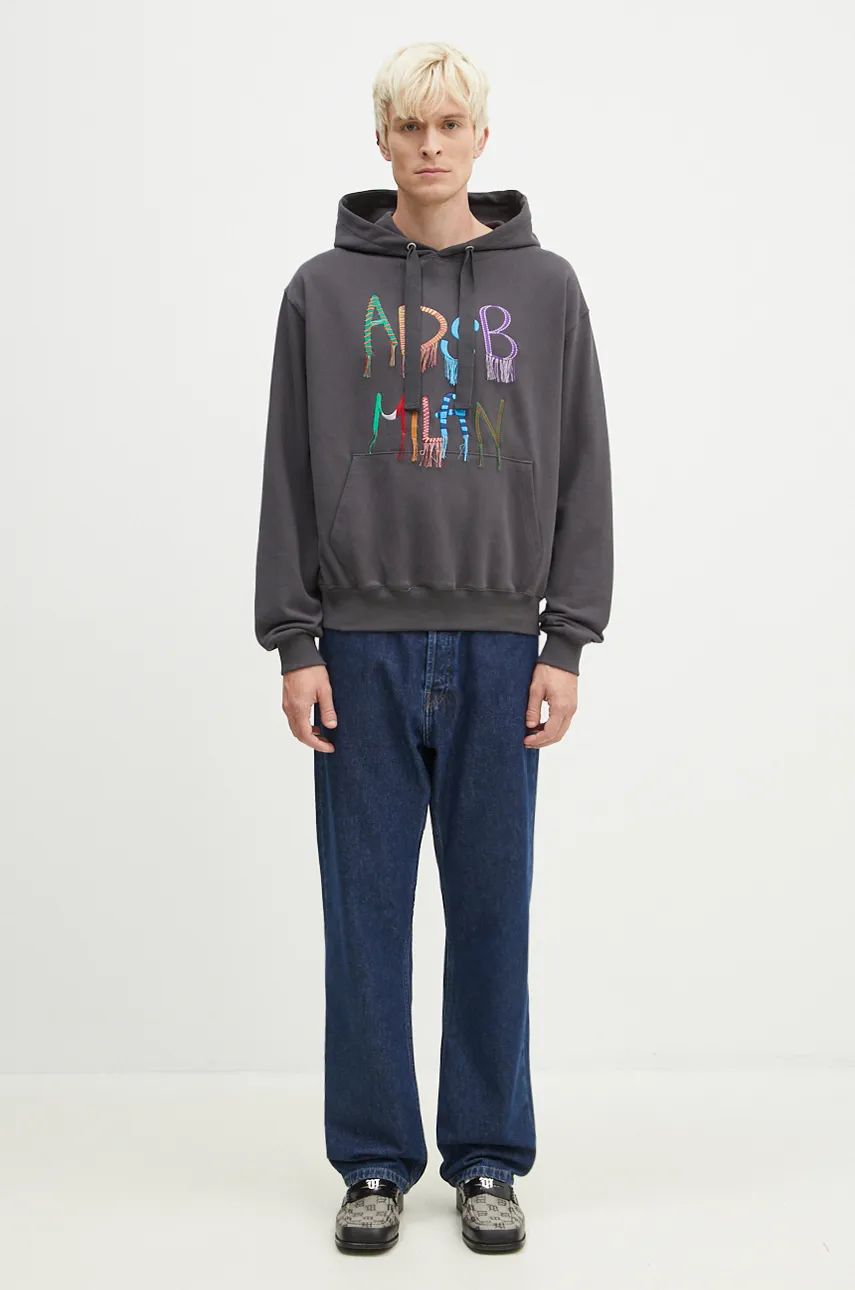 Mikina Andersson Bell Embroidery Hoodie Šedá | atb1148u, 0