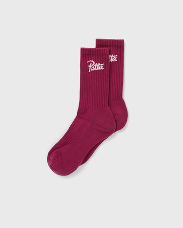 Ponožky Patta Script Logo Sport Socks Vínová | POC-SS24-2020-396-0248-098, 1