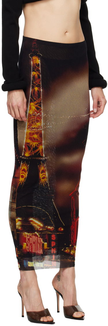 Sukňa Jean Paul Gaultier Gaultier 'The Pigalle' Print Maxi Skirt Čierna | 24/30-F-JU119-T552-00301550, 1