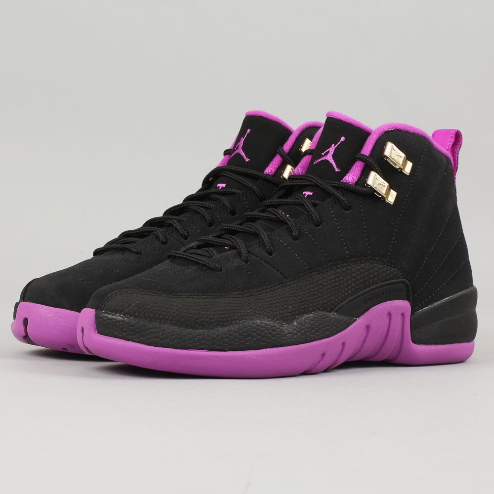 Tenisky a topánky Jordan Air Jordan 12 Retro ''Hyper Violet'' GG Čierna | 510815-018, 1