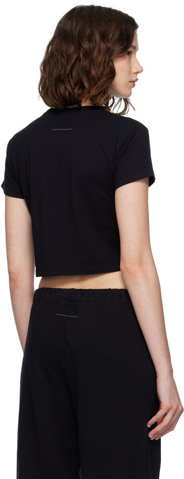 Crop Top Maison Margiela MM6 Maison Margiela Cropped T-Shirt Čierna | S52GC0352 S24312, 2